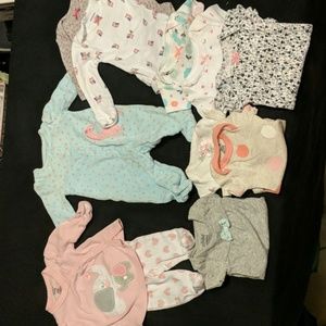 Preemie lot of infant girls clothes